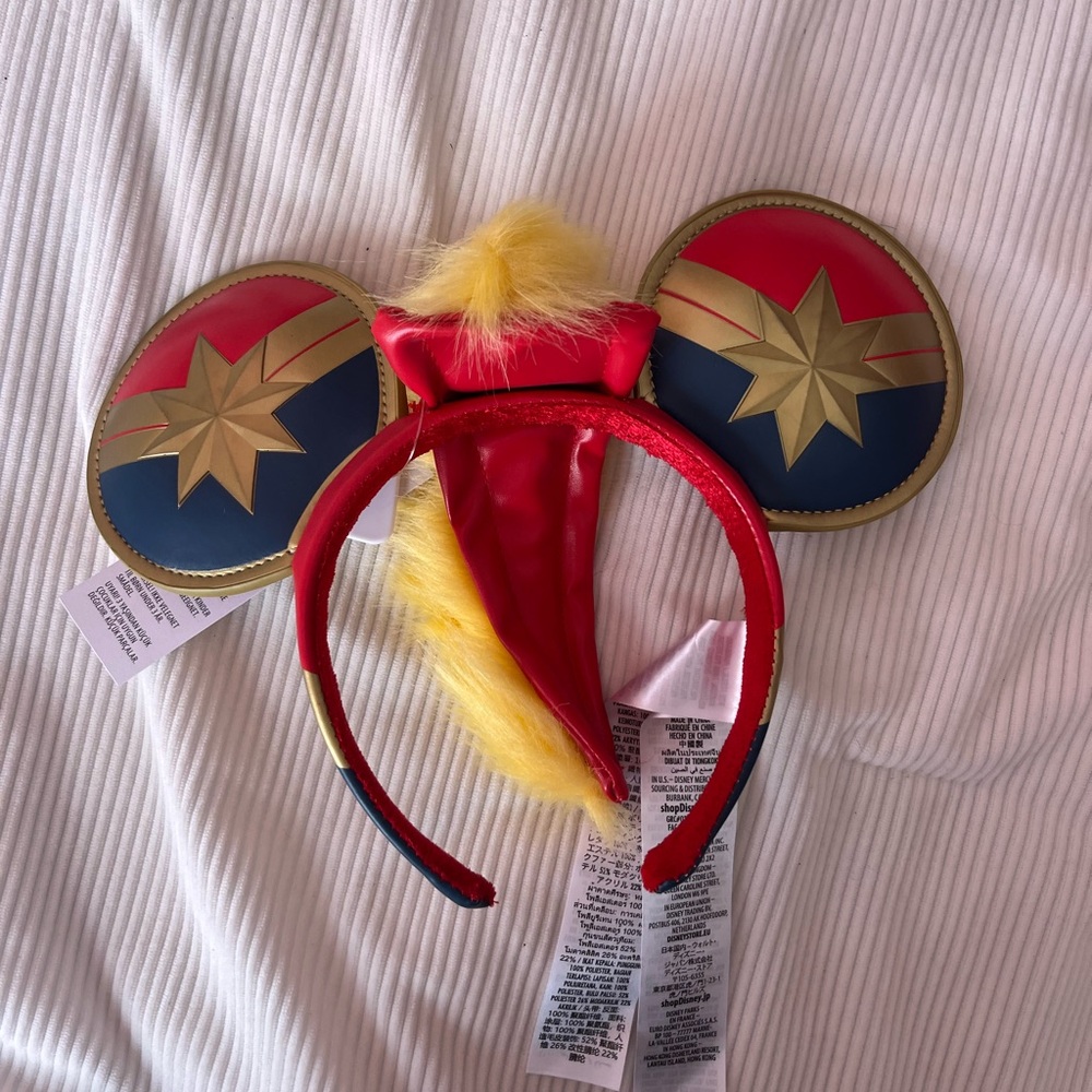 NWT Disney Parks Captain Marvel Ears